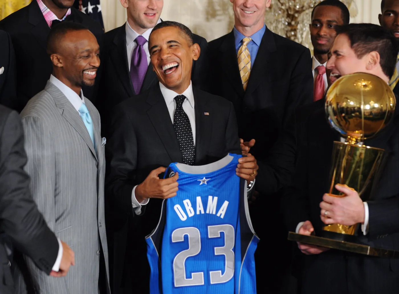 Barack Obama przyjął koszykarzy Mavericks w Białym Domu