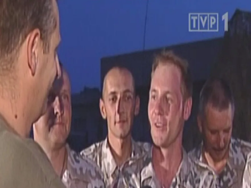 Włodzimierz N. w materiale "Wiadomości" TVP