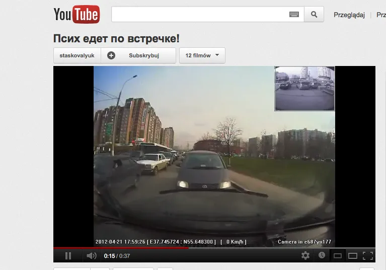 Tyle samochodów i wszystkie jadą pod prąd!