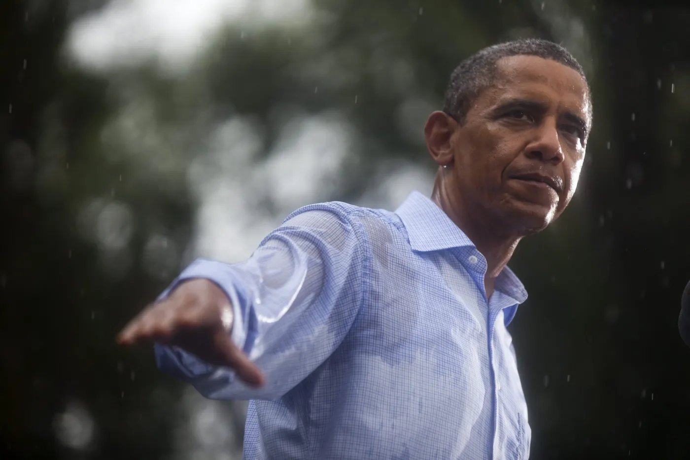 Barack Obama - mister mokrej koszuli