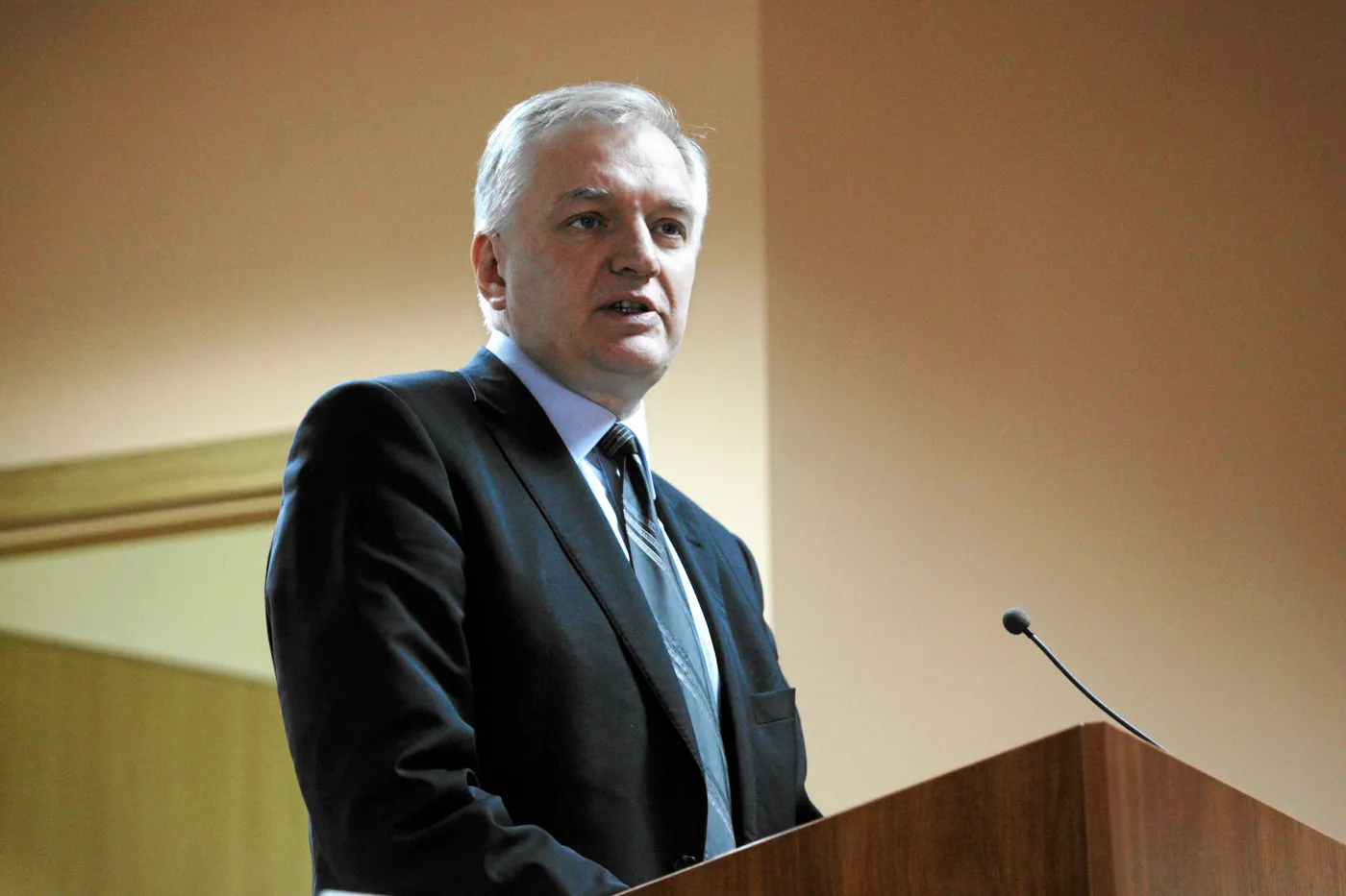 Jarosław Gowin wyliczył swe sukcesy i nie pozwolił zadać pytań