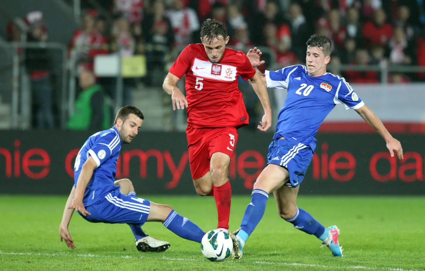 Dwa gole Polaków z Liechtensteinem na pożegnanie Jerzego Dudka