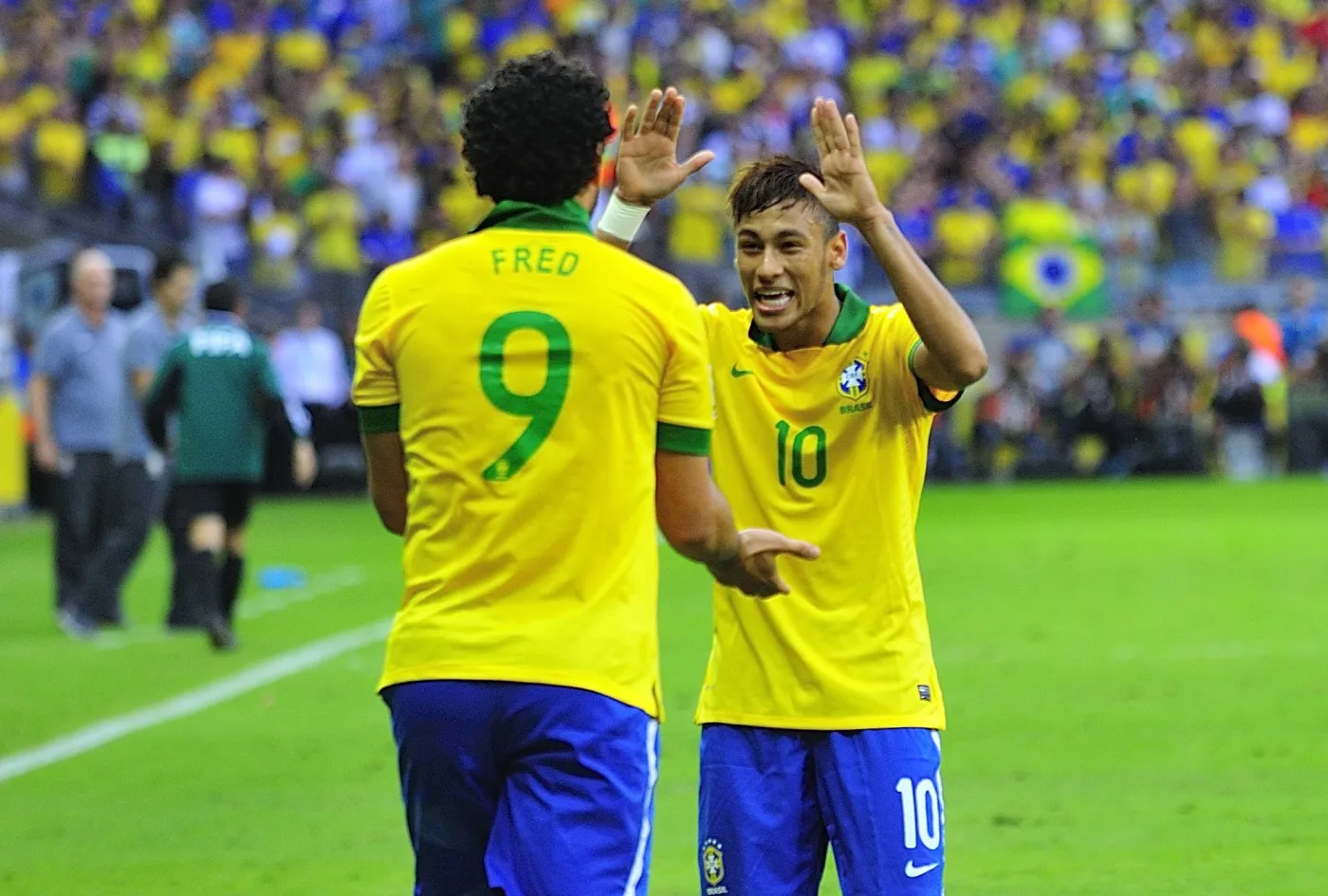 Fred i Neymar