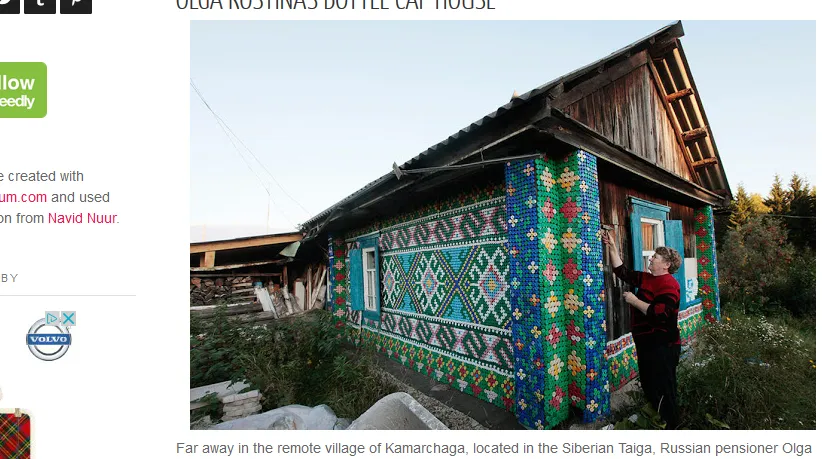 Dom z nakrętek? Takie rzeczy tylko za wschodnią granicą 