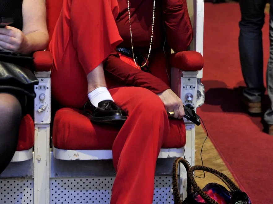 Gdzie te nogi?! Sharon Stone w Polsce zapomniała o dobrych manierach