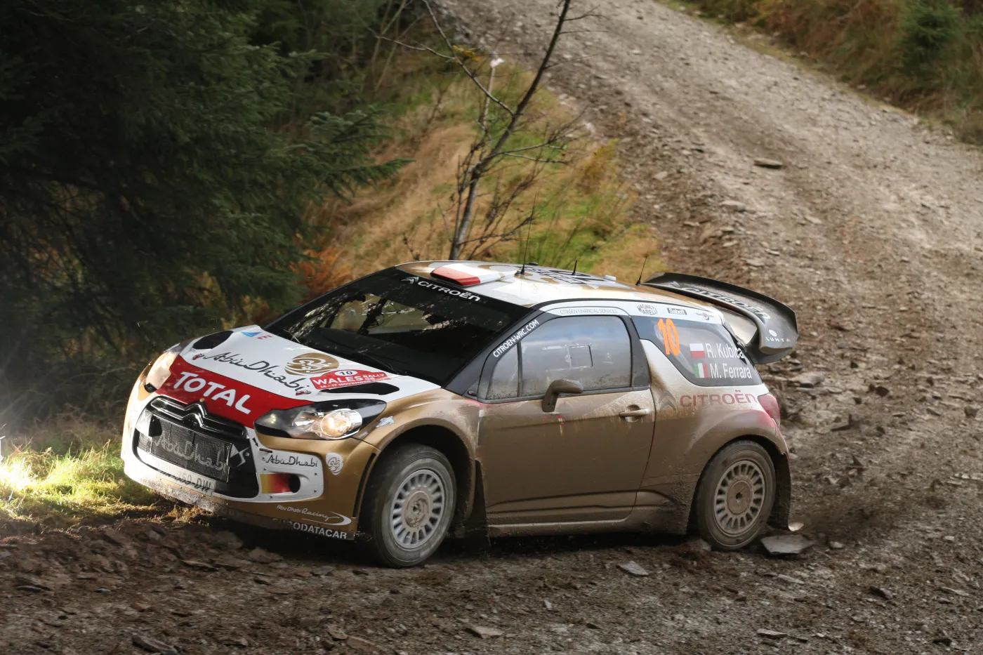 Rajd Walii: Kolejna kraksa Roberta Kubicy. Polak znów dachował