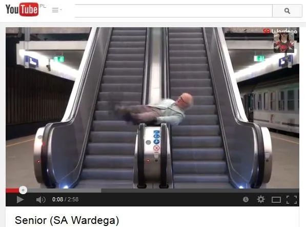 Senior rozrabiaka w nowej prowokacji Wardęgi [WIDEO]