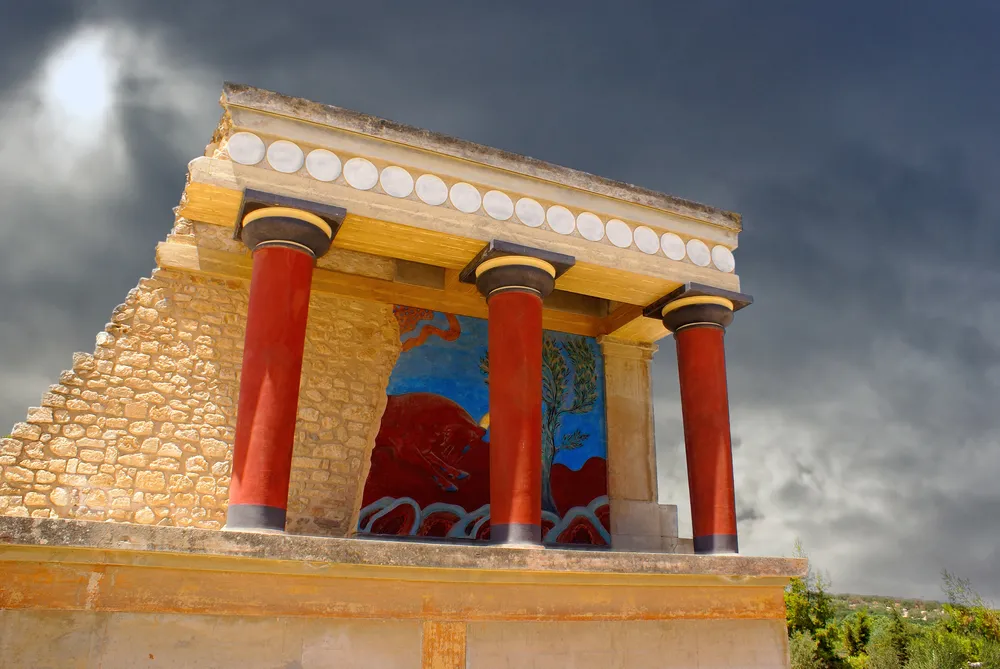 Knossos. Tutaj Minotaur zabijał dziewice