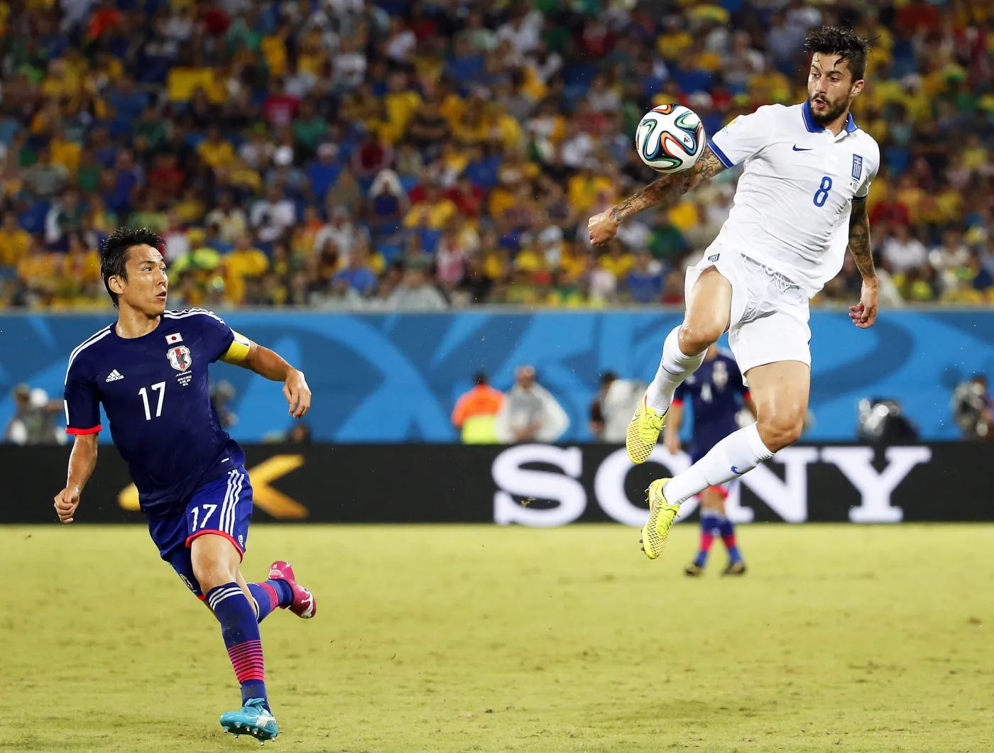 Grająca w "10" Grecja zatrzymała Japonię. WIDEO