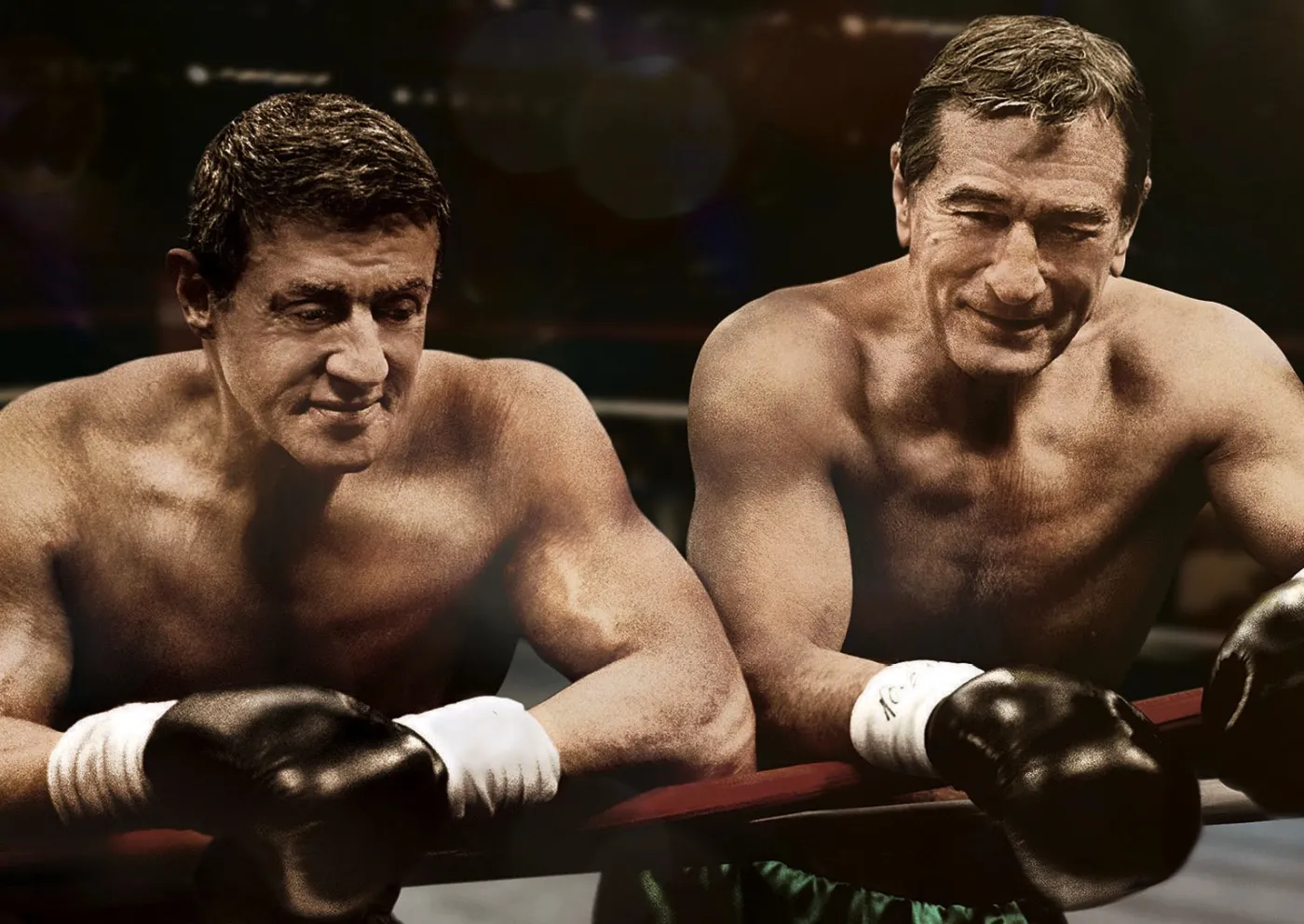 Rocky kontra Wściekły byk, czyli De Niro i Stallone znów na ringu [ZDJĘCIA]