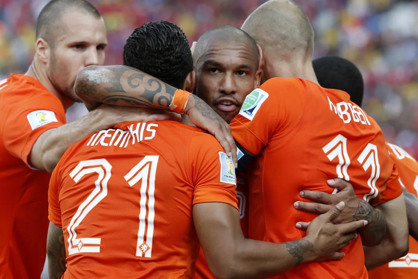 Trzy mecze, trzy zwycięstwa. Holandia pokonała Chile i wygrała grupę. WIDEO