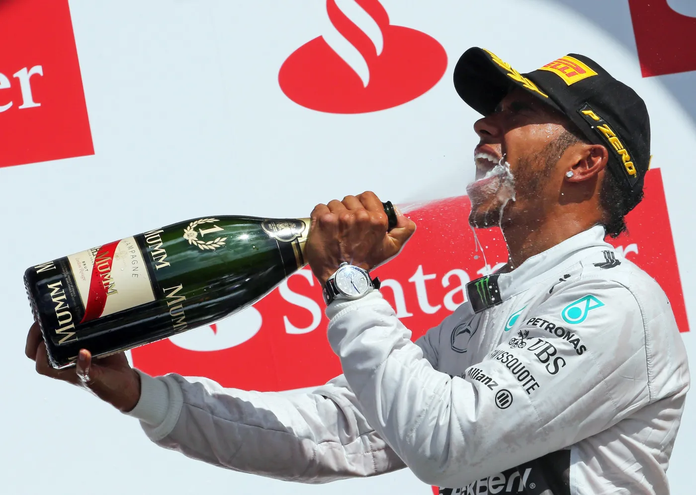 Hamilton wygrał GP Wielkiej Brytanii. Pech Raikkonena i Rosber