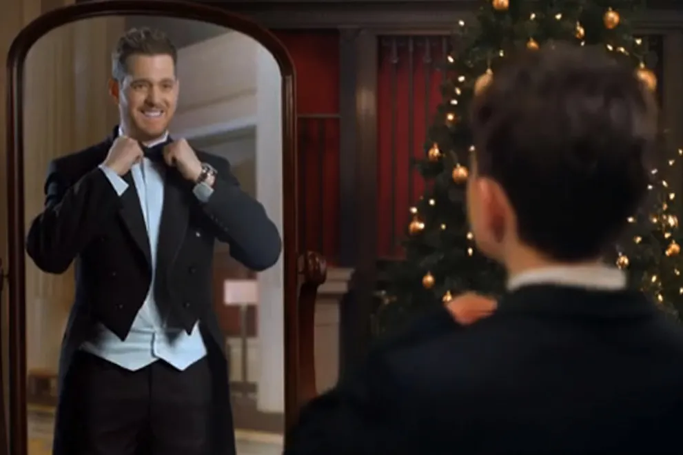 Michael Bublé już świątecznie z Idiną Menzel