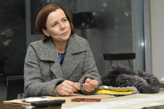 Agata Kulesza wśród ciężarnych zakonnic