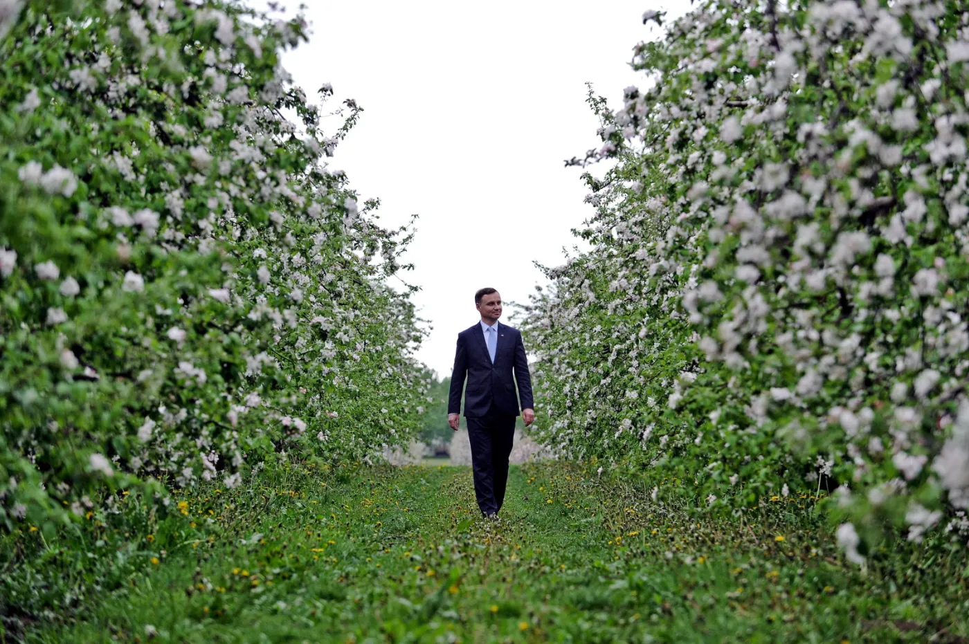 Duda u sadowników cytuje Witosa i mówi o rolniczej biedzie. ZDJĘCIA