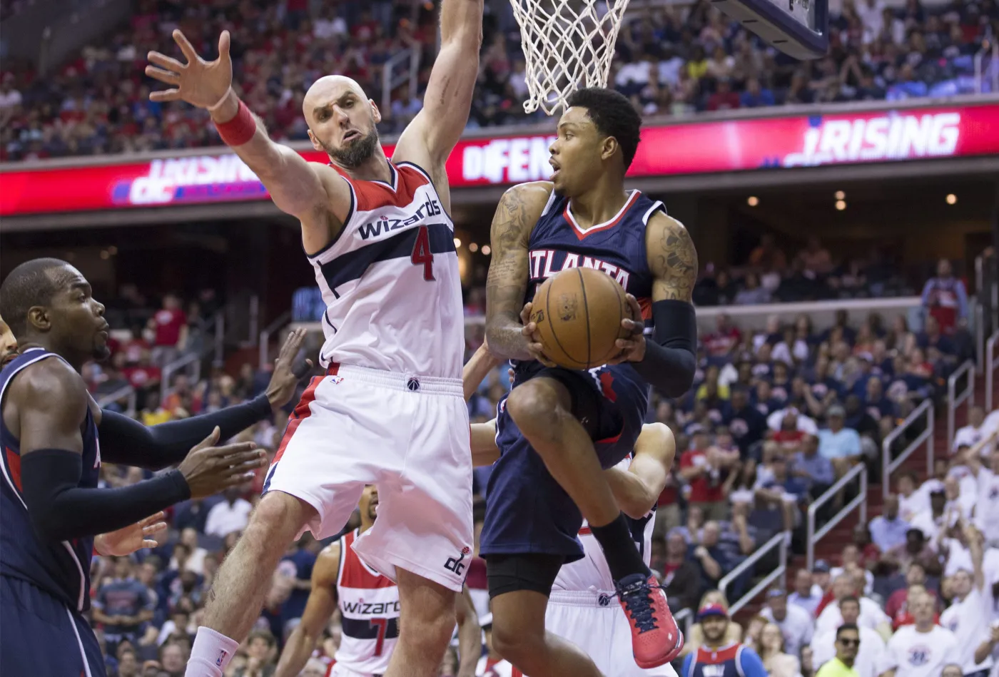 Liga NBA: Wizards prowadzą z Atlantą. 14 punktów Gortata