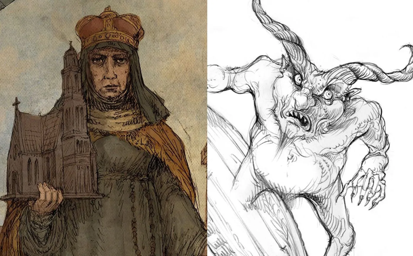 Demon Rozwot kłócił kochanków, a św. Mikołaj rozmawiał z wilkami. Święci i biesy w legendach polskich