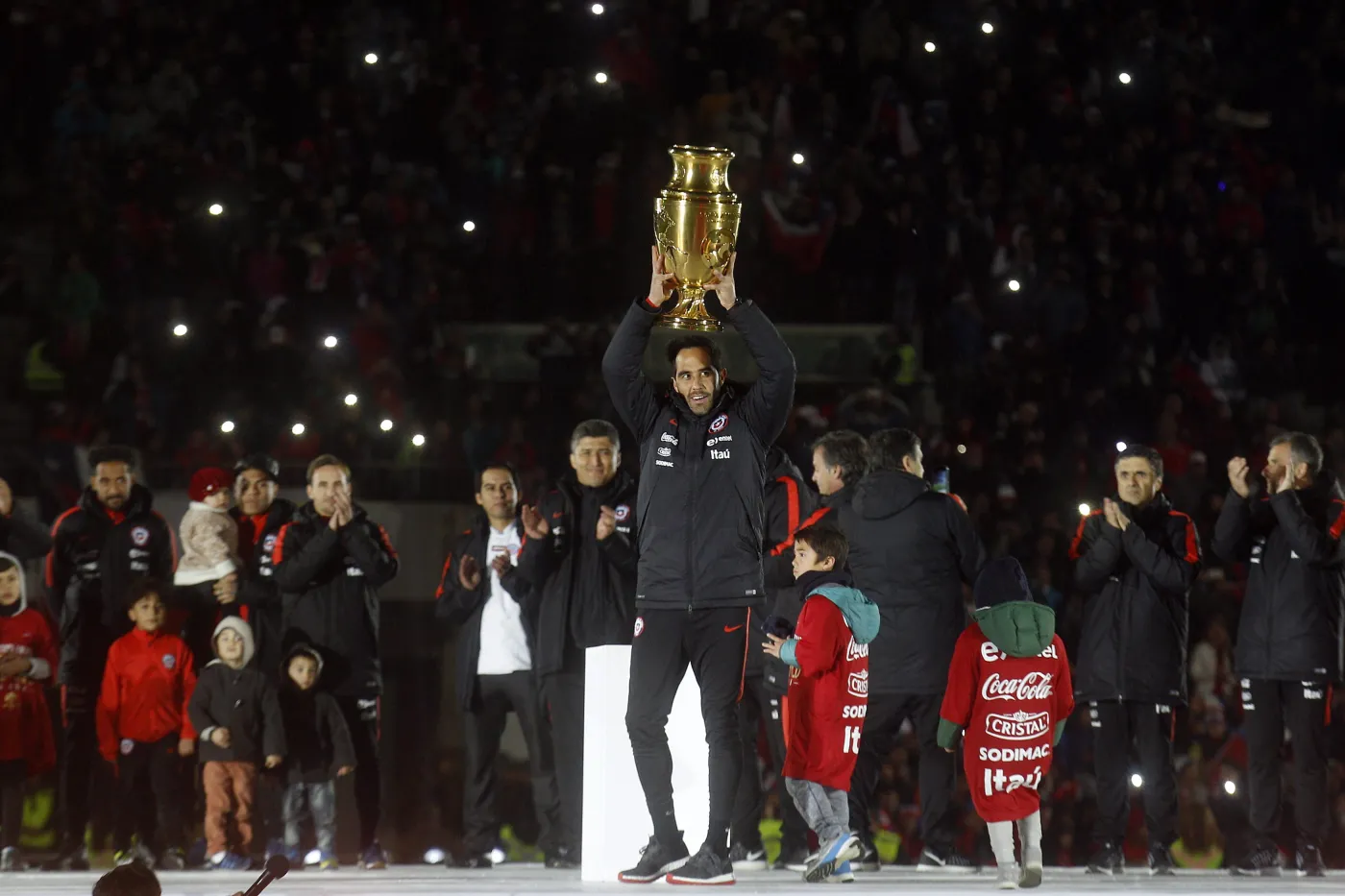 Copa America: Tylko sześciu piłkarzy na oficjalnej fecie po wygranej Chile