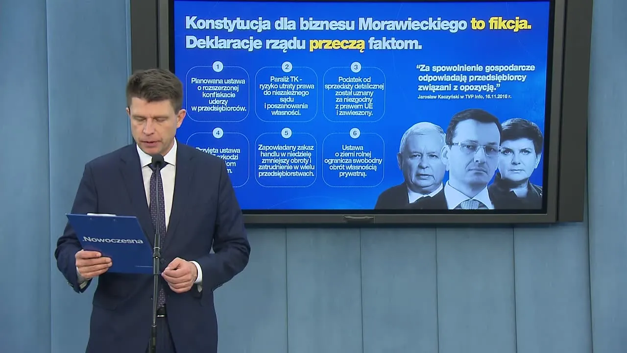 "Konstytucja dla biznesu to fikcja". Nowoczesna krytykuje pomysł Morawieckiego