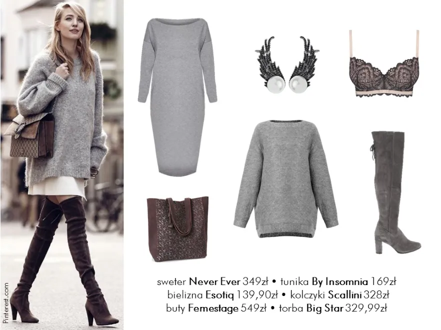 Ciepłe sploty. STYLIZACJE z supermodnymi swetrami oversize