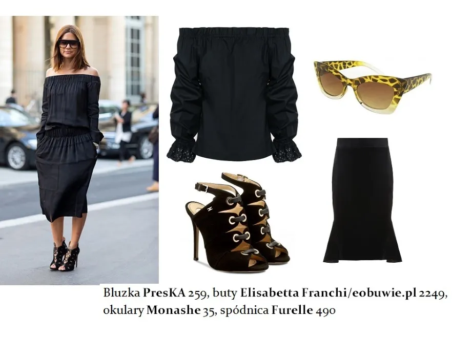 Dekolt Carmen. STYLIZACJE