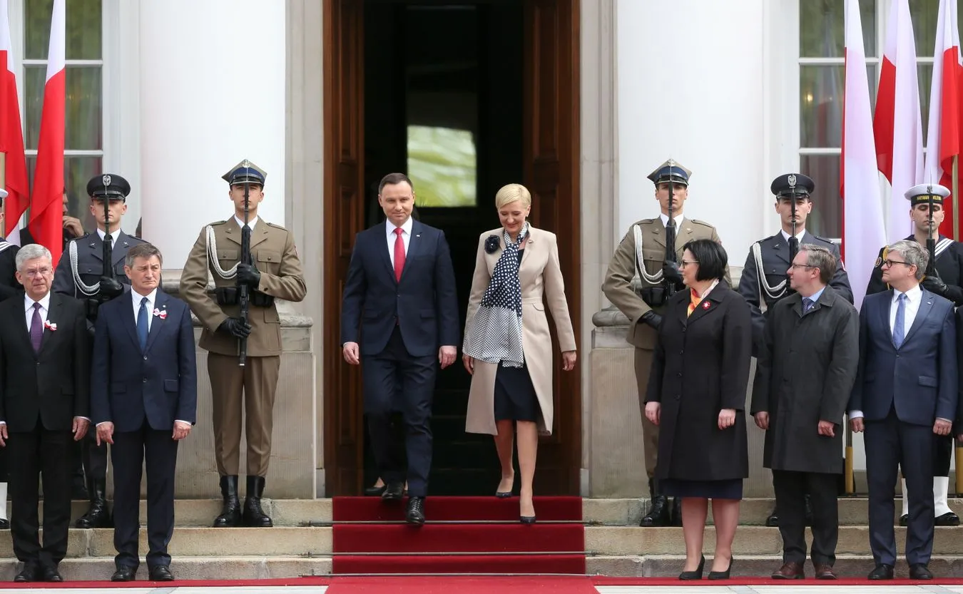 Prezydent Andrzej Duda i Agata Kornhauser-Duda