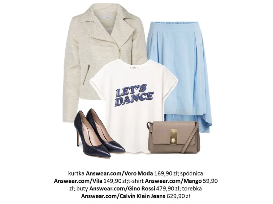 Modne T-shirty. STYLIZACJE