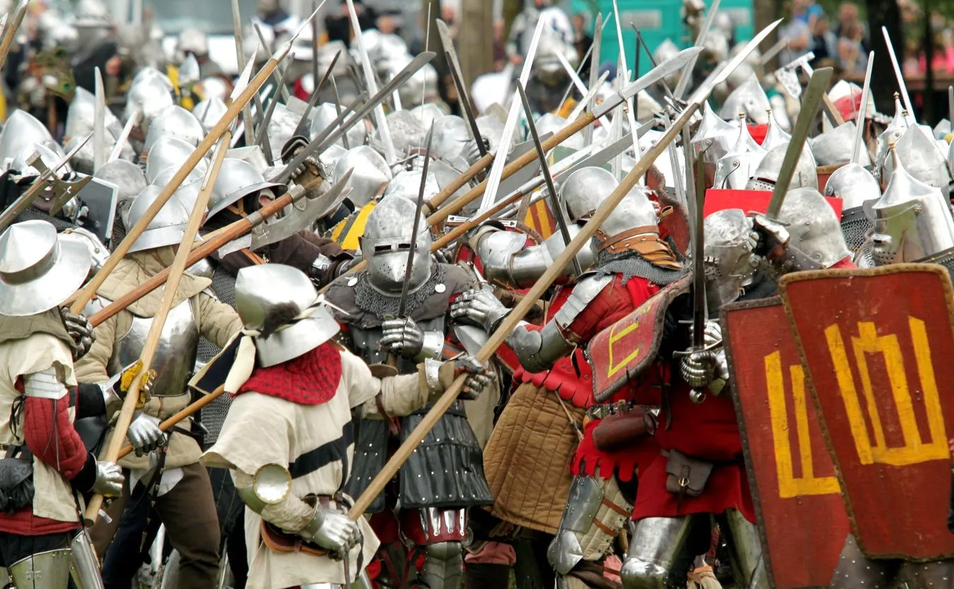 Pod Grunwaldem wojska polsko-litewskie kolejny raz pokonały Krzyżaków. ZOBACZ ZDJĘCIA