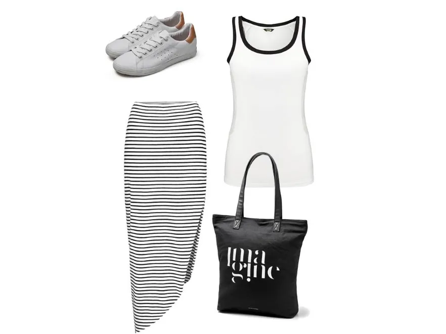 Ten trend nie wychodzi z mody: lato w paski. STYLIZACJE