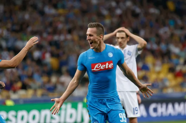 Hat-trick Arkadiusza Milika w sparingu Napoli [WIDEO]