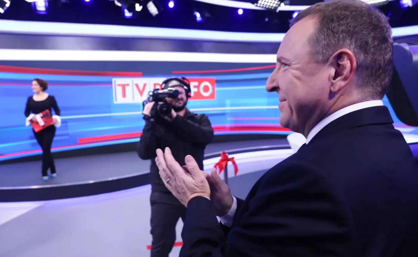 Kurski oddaje do użytku nowe studio TVP Info. "Na miarę i wyzwań, i potrzeb"