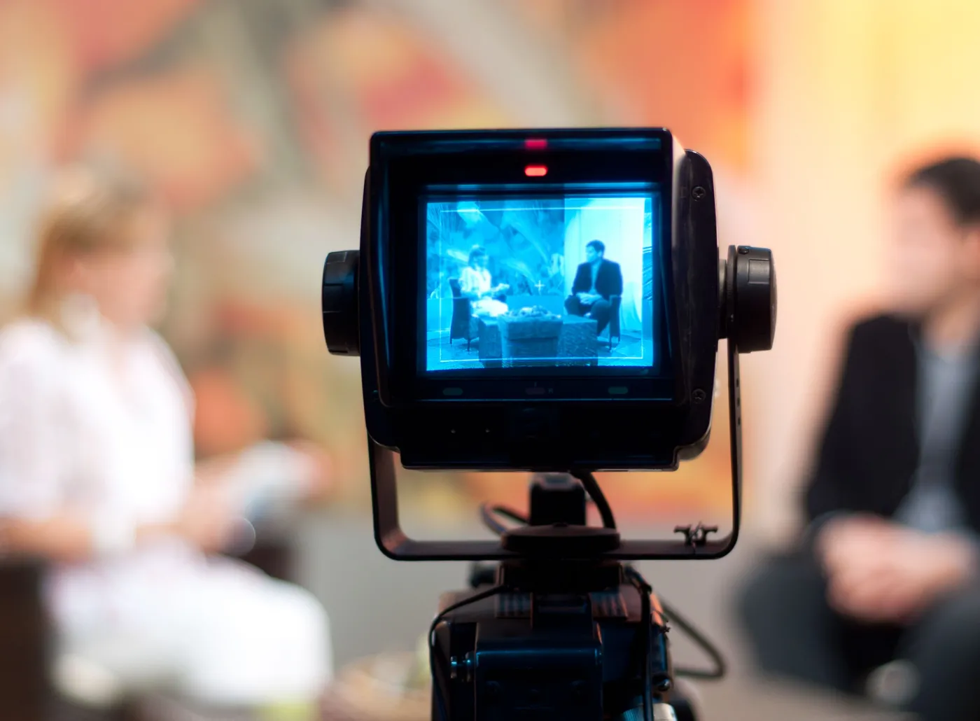 Kamera w studiu telewizyjnym
