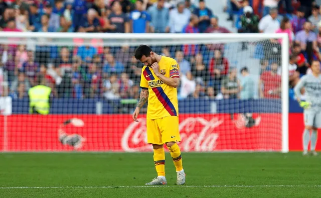 Liga hiszpańska: Barcelona zaliczyła wpadkę w meczu z Levante [WIDEO]
