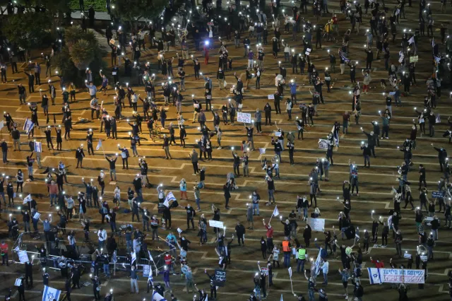 Protest w dobie koronawirusa. Tysiące Izraelczyków przeciwko Netanjahu