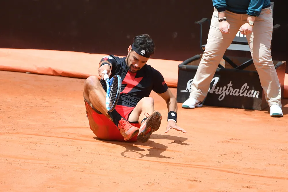Fabio Fognini w czasie pandemii poddał się operacji obu stawów skokowych