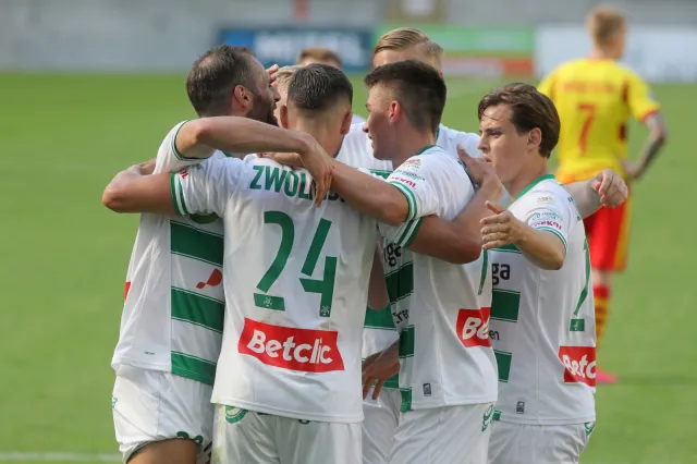 Zwoliński trafił dwa razy, Lechia z Białegostoku wywiozła trzy punkty