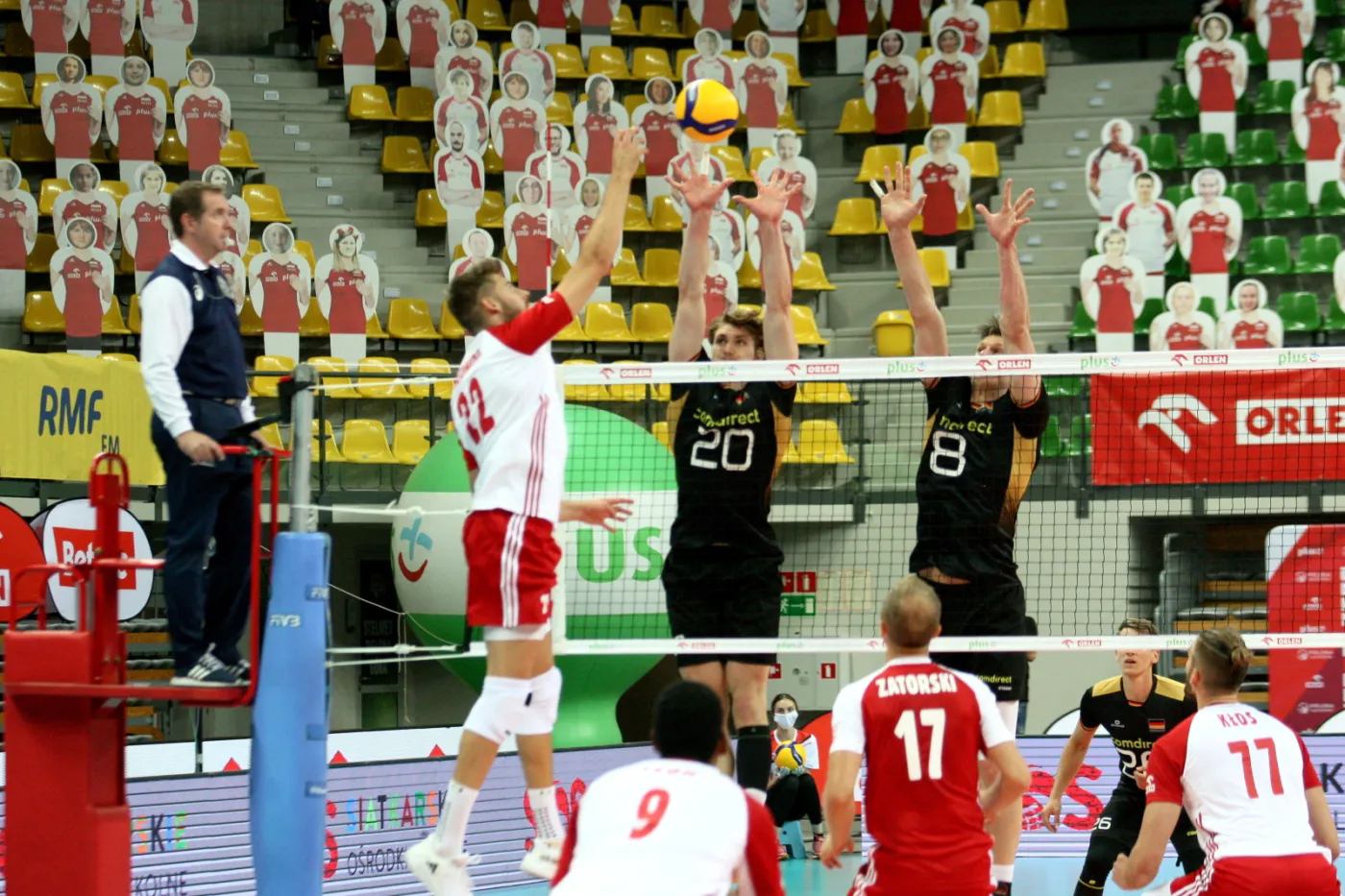 Polska - Niemcy 3:2 w towarzyskim meczu siatkarzy