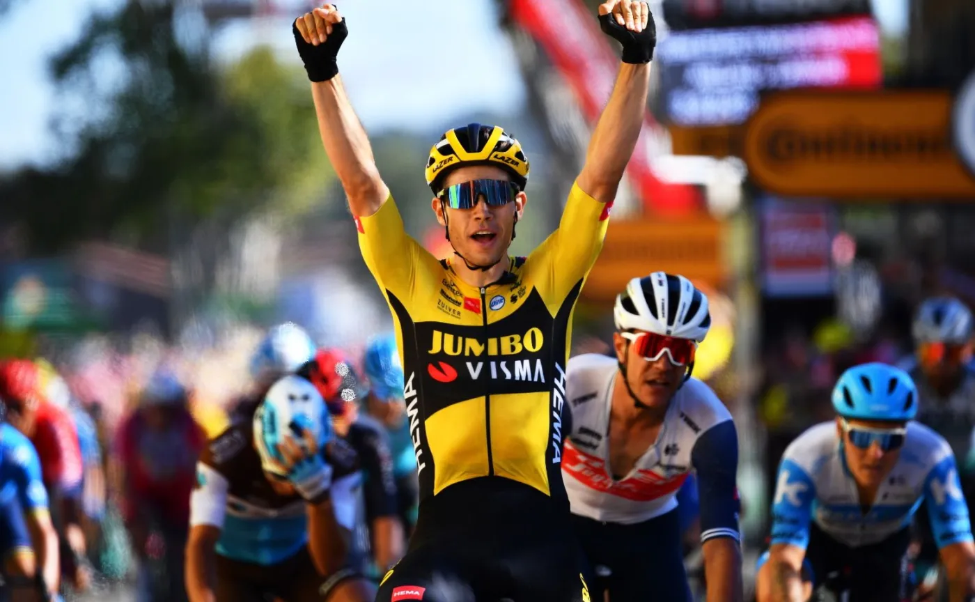 Tour de France: Van Aert pierwszy. Faworyci daleko w tyle [KLASYFIKACJA]