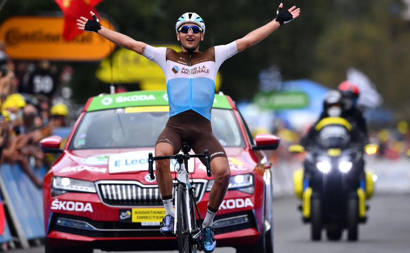 Tour de France: Peters wygrał po samotnym finiszu etap w Pirenejach [KLASYFIKACJA]