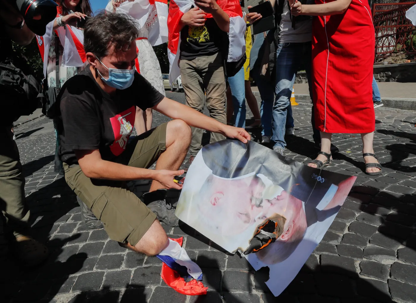 Protesty na Białorusi