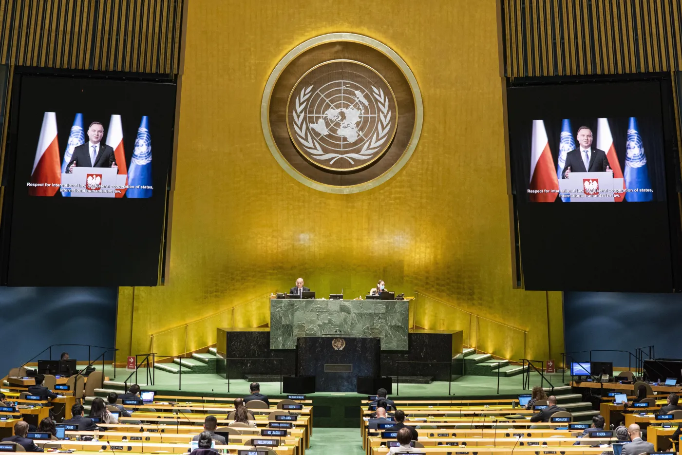 Debata w ONZ. Prezydent Duda apeluje o "globalną solidarność"