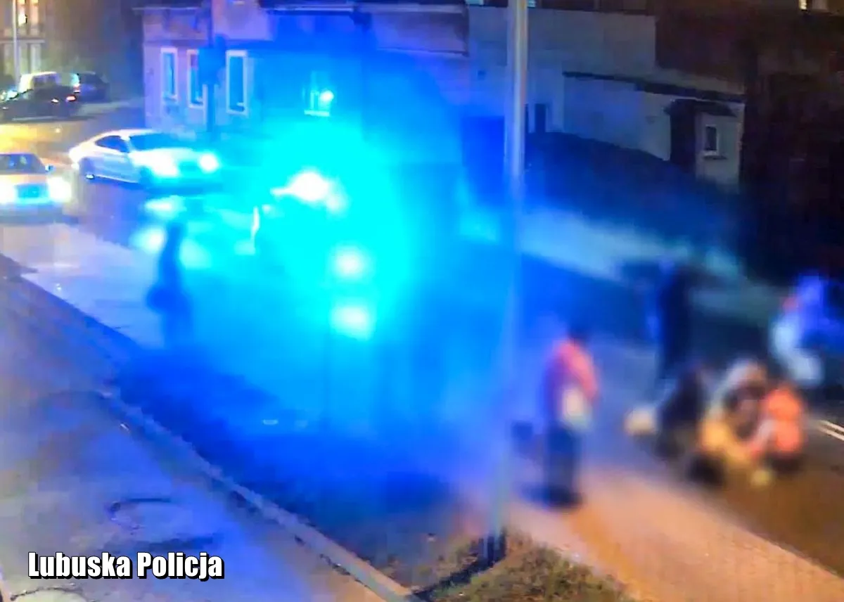 Potrącenie kobiety na przejściu dla pieszych