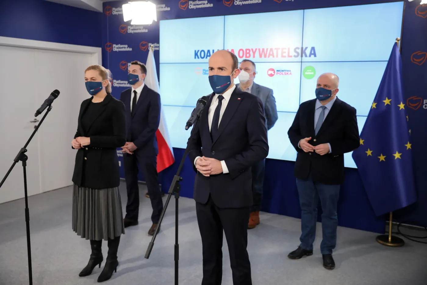 Konferencja liderów Koalicji Obywatelskiej