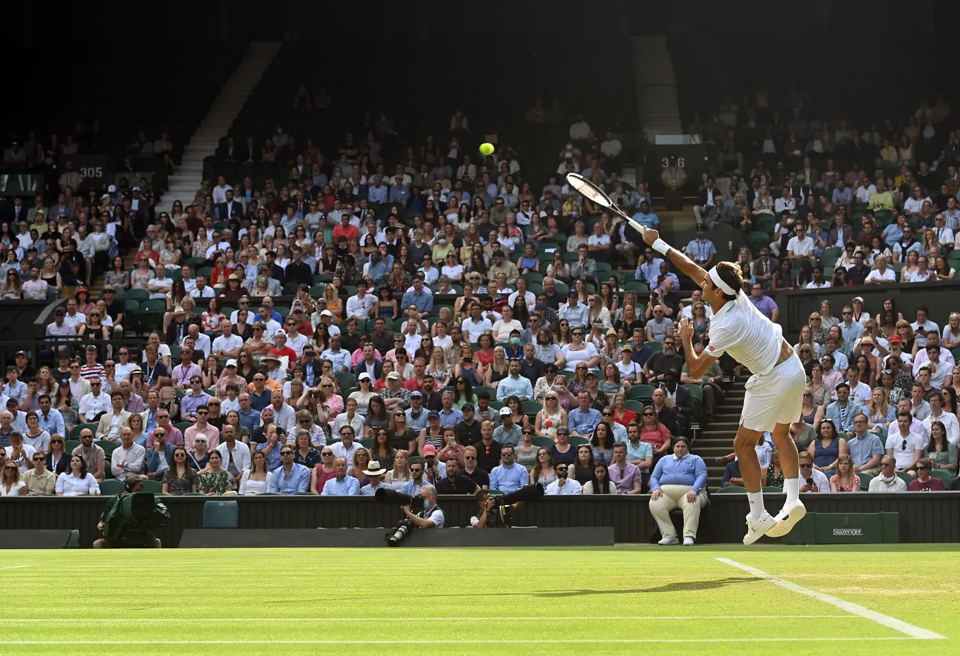 Federer lepszy od Gasqueta. Szwajcar gra o 9. triumf na Wimbledonie