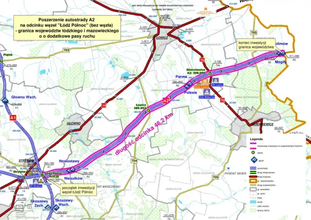 Autostrada A2 dostanie trzeci pas, to koniec z wyprzedzaniem się ciężarówek