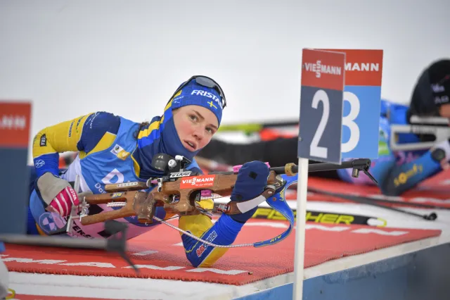 PŚ w biathlonie. Oeberg najlepsza w sprincie. Davidova liderką