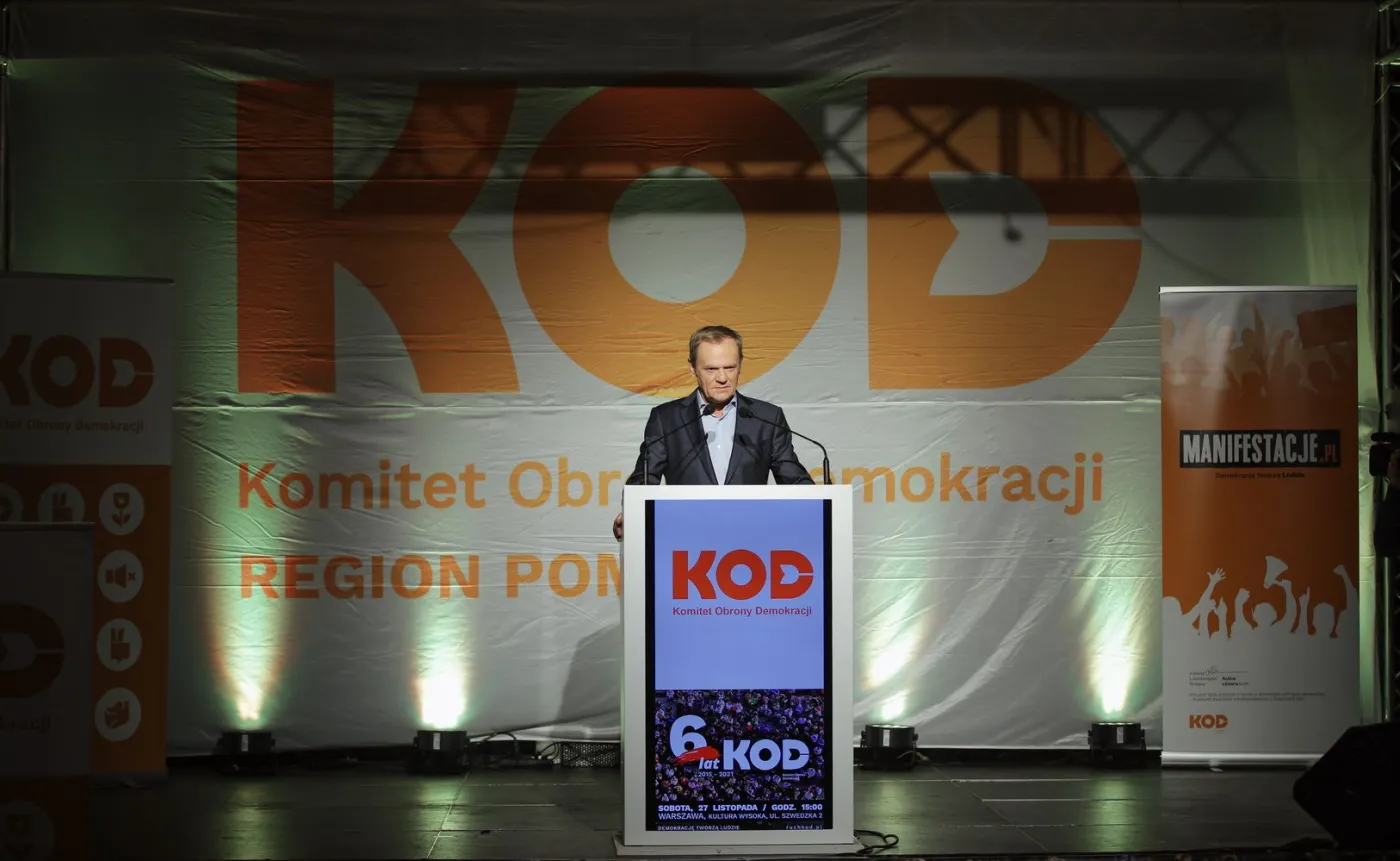 Wystapienie Donalda Tuska na konwencji Komitetu Obrony Demokracji 