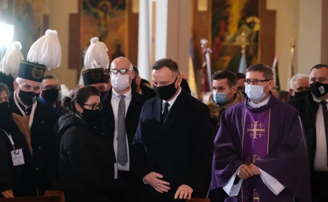 Duda, Witek, Macierewicz na obchodach 40. rocznicy pacyfikacji kopalni Wujek [ZDJĘCIA]