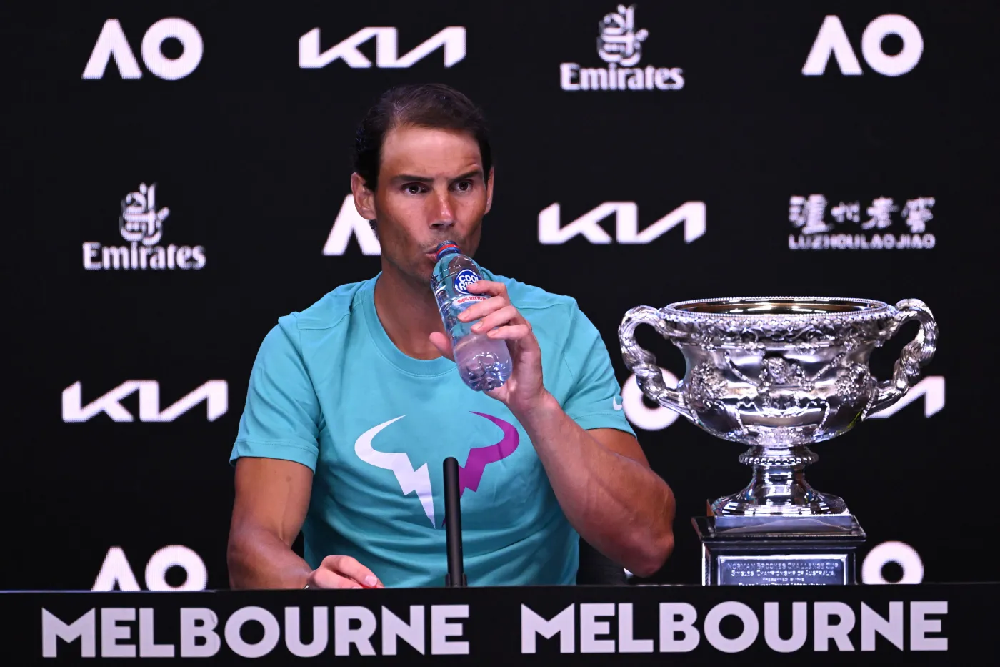 Djokovic i Federer pogratulowali Nadalowi triumfu w Australian Open