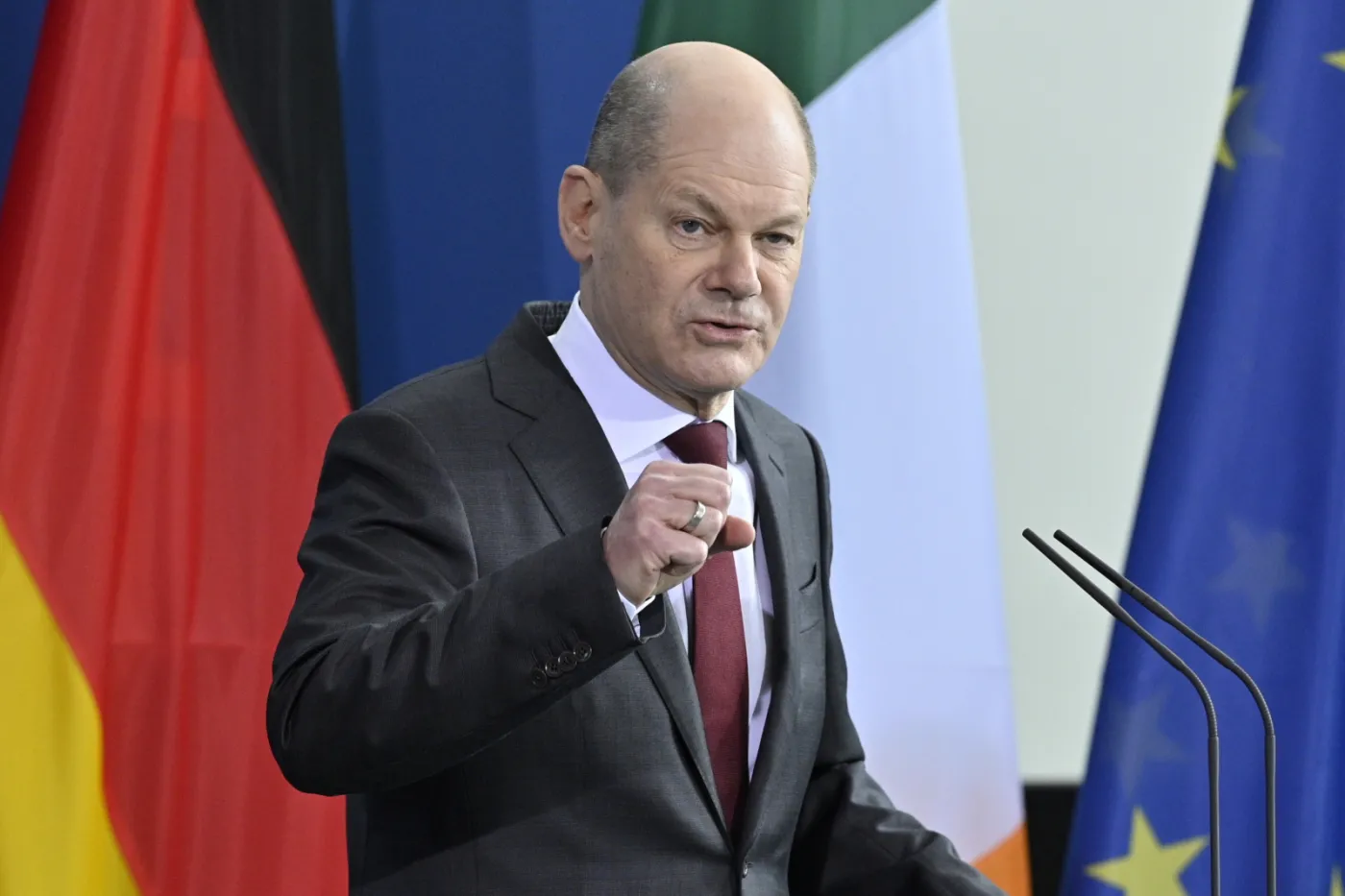 Scholz: Putin chce zmienić geografię Europy